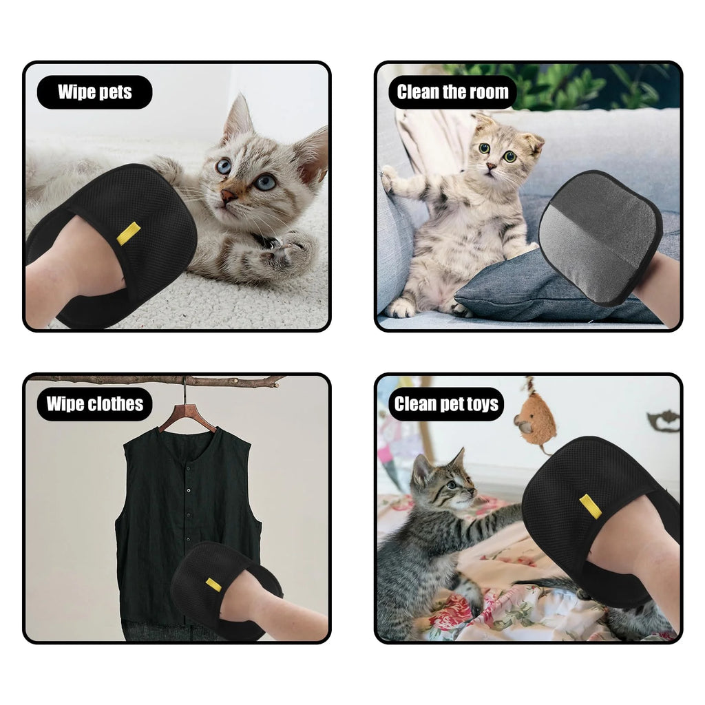 FURWANA Pet Hair Removal Grooming Glove